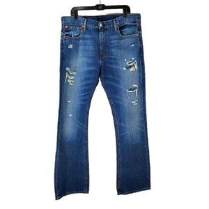 Levi's 527 slim bootcut distressed jean 38x34
